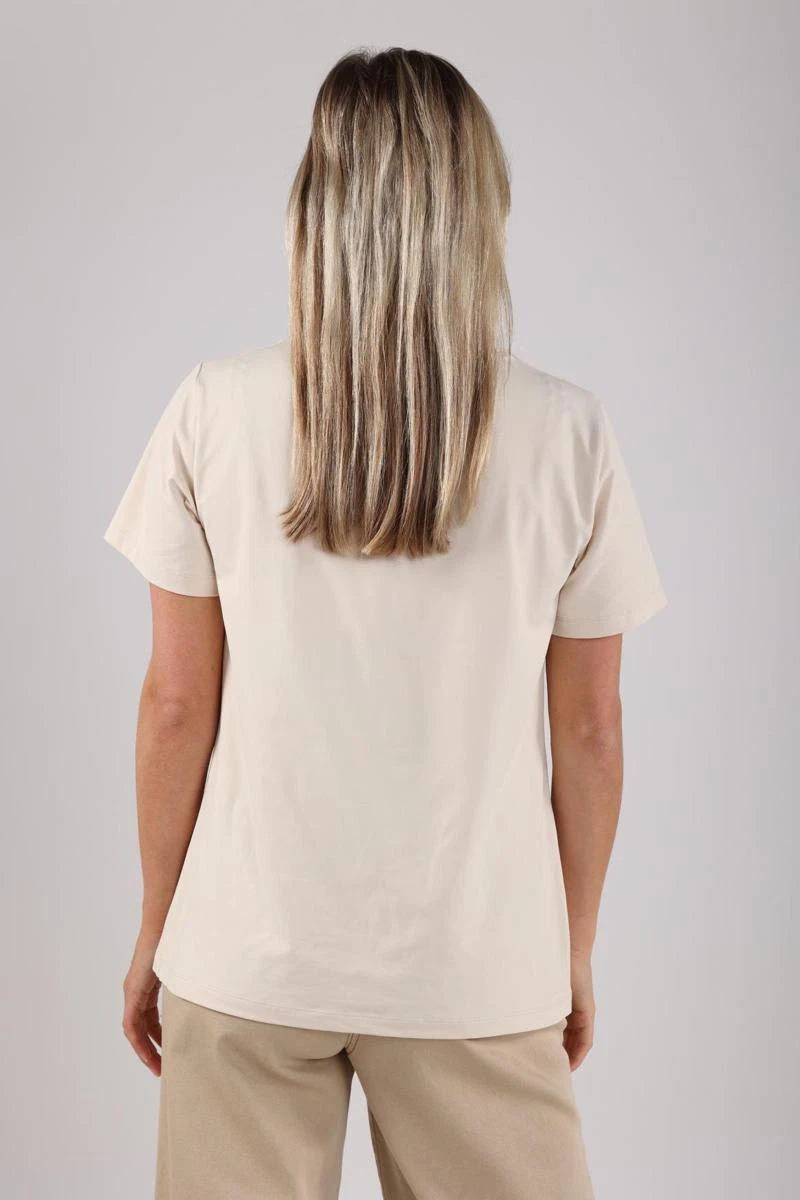 NUKUS T-Shirt Tirza Beige 3