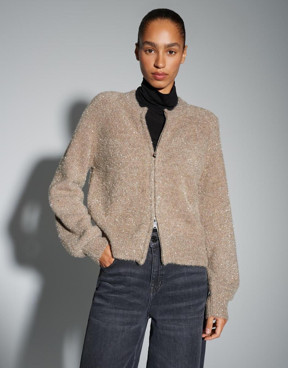 OPUS Trui 10493911875100 Taupe 2