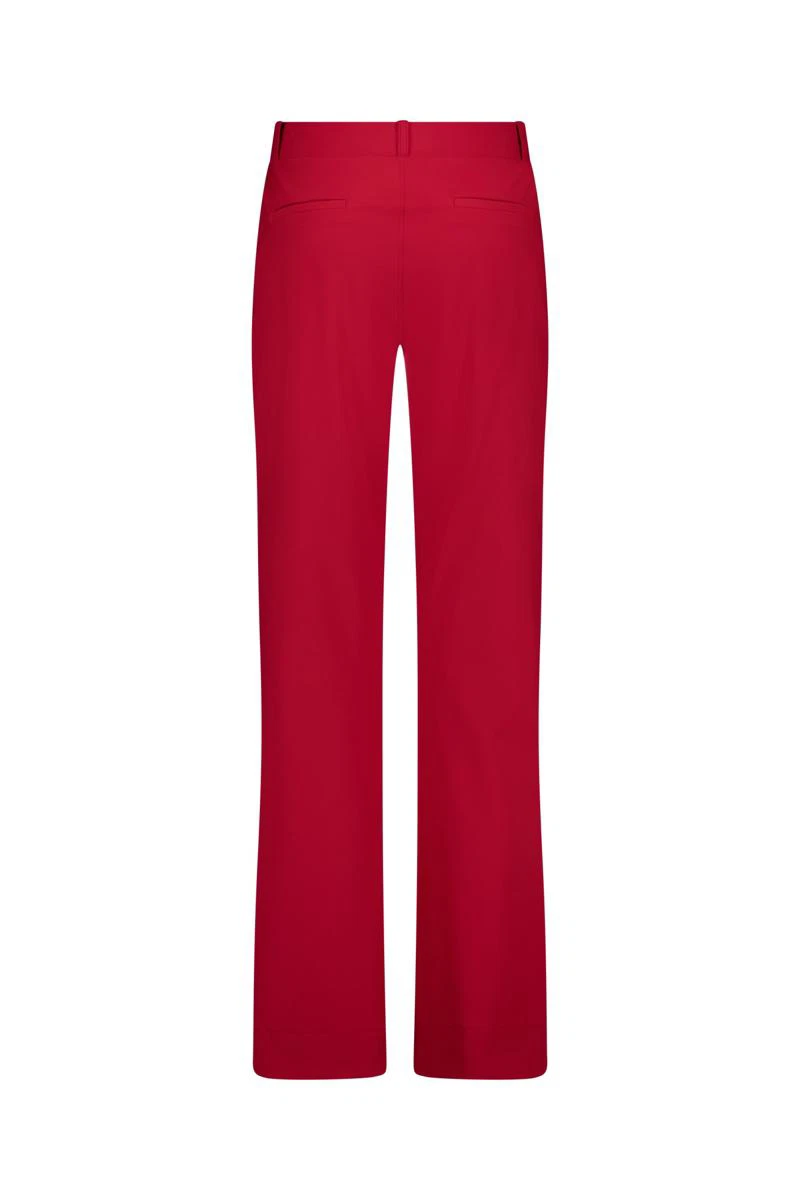 Studio Anneloes Pantalon Flair Bonded Rood 3