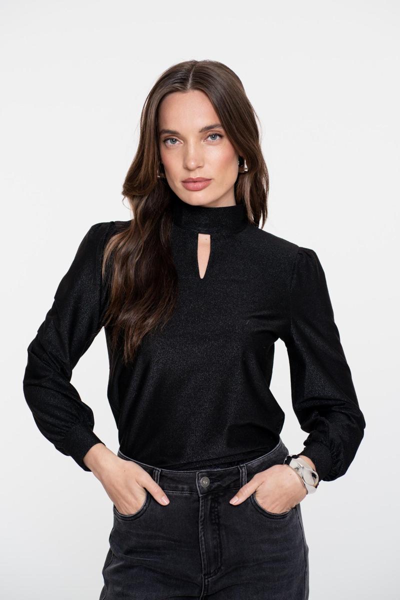 Geisha Blouse 52564-47 Zwart 1