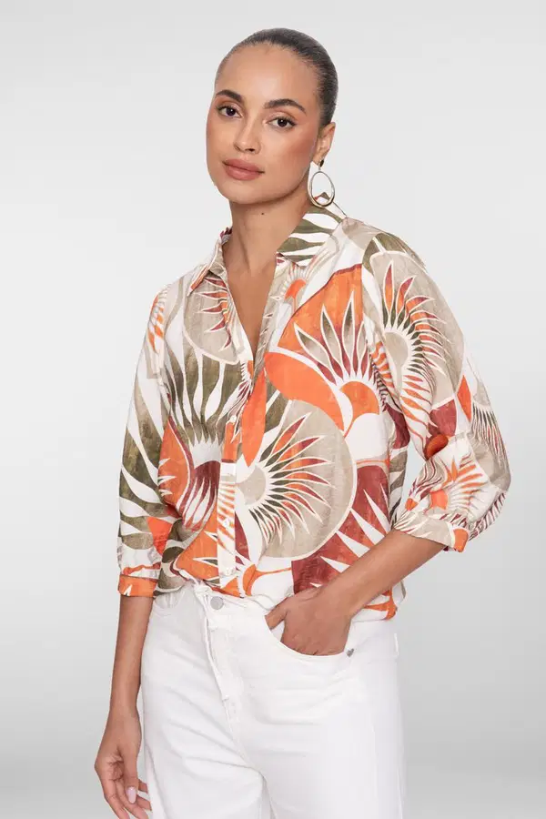 Geisha Blouse 63483-20 Beige 1