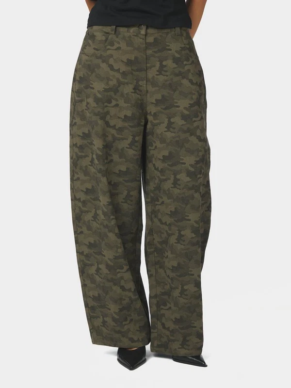 Neo Noir Jeans Haven Camo Groen 1