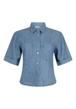 Aaiko Blouse SERENE STRIPE CO Blauw 1