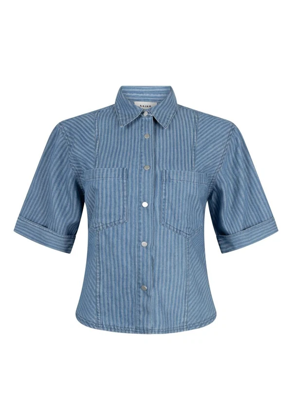Aaiko Blouse SERENE STRIPE CO Blauw 1