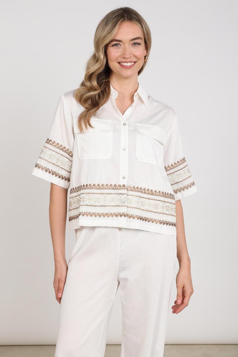 NUKUS Blouse NKS02113 Off-White 3