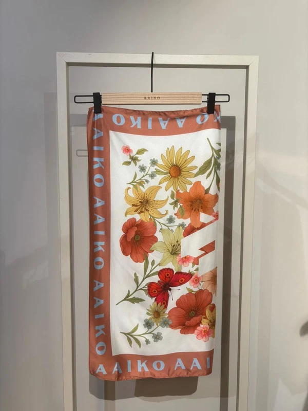 Aaiko Sjaal Scarf Bruin 1