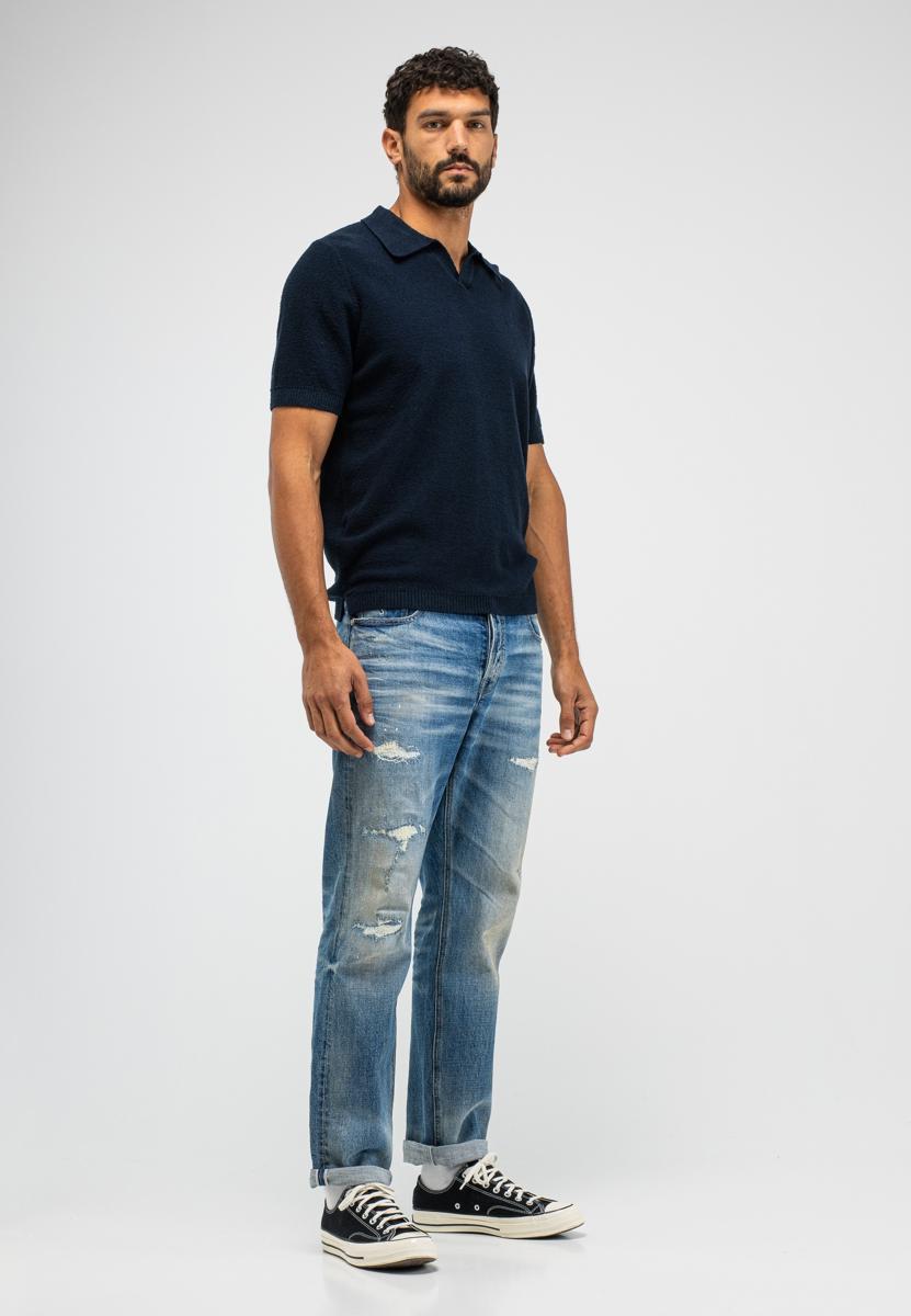 Butcher of Blue Polo M2616003 Blauw 4