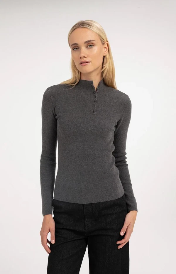 YAYA Trui 01-000660-610 Grijs 1