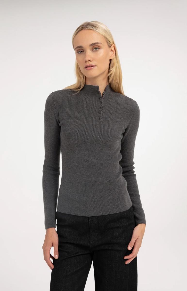 YAYA Trui 01-000660-610 Grijs 1