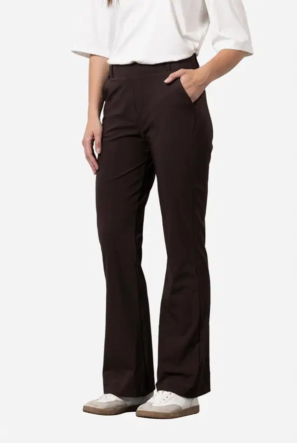 Studio Anneloes Pantalon Flair Bonded Bruin 1