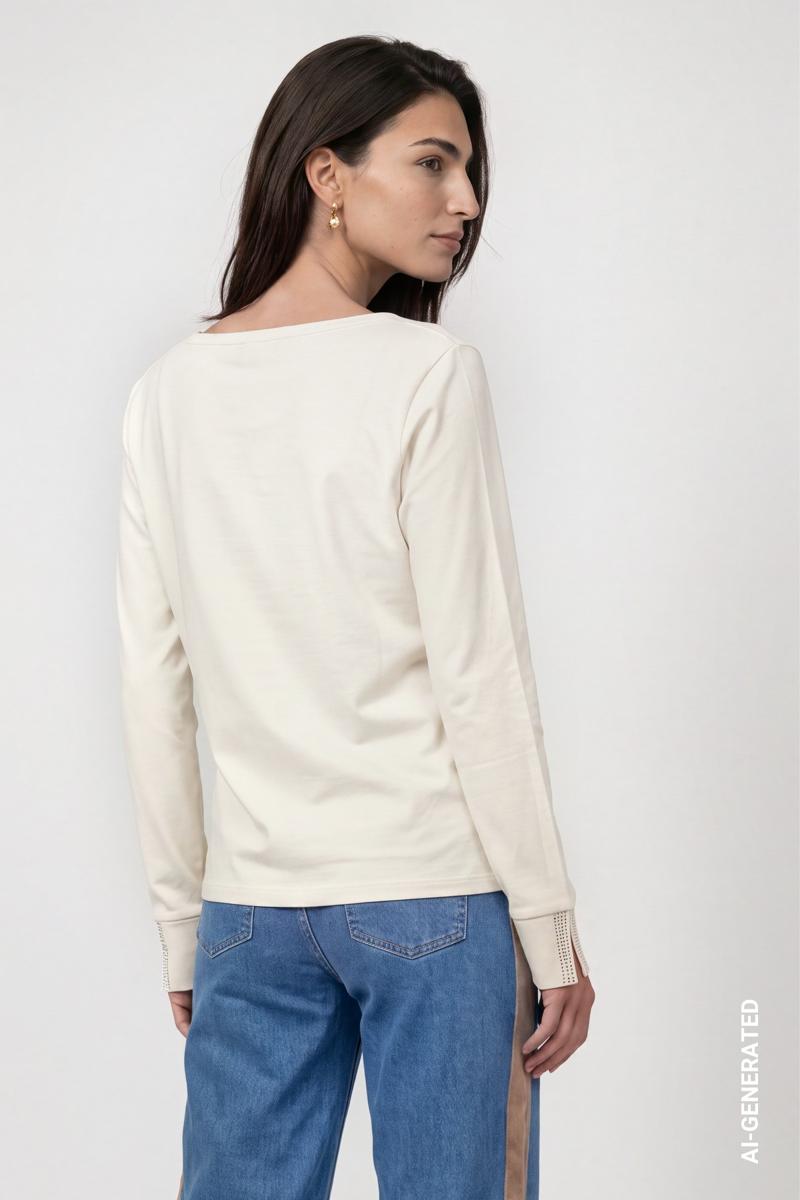 Monari Longsleeve 810053 Off-White 4