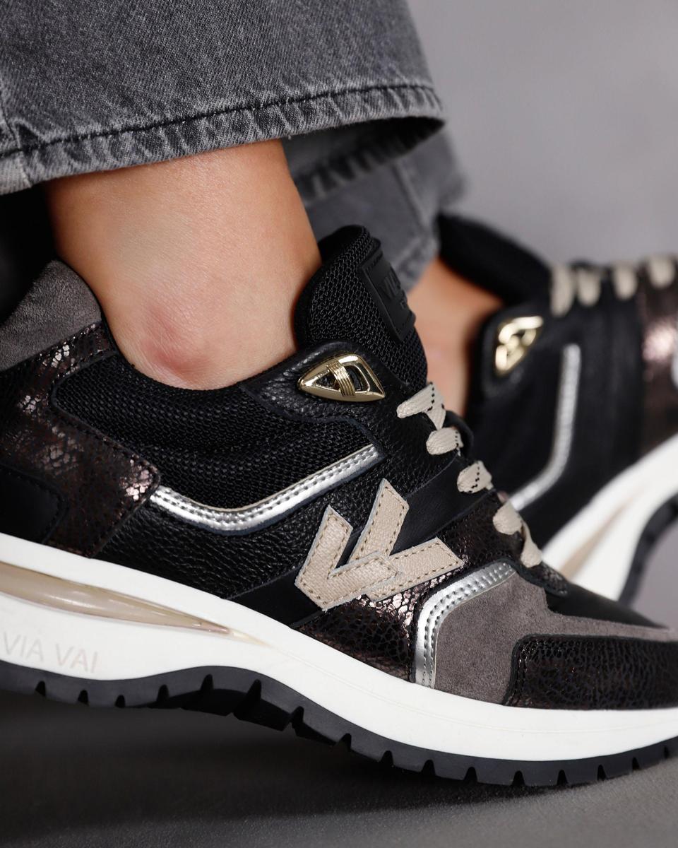Via Vai Sneakers Usher Davina Zwart 6