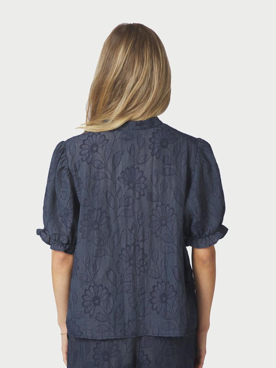 Neo Noir Blouse Zika Blauw 3