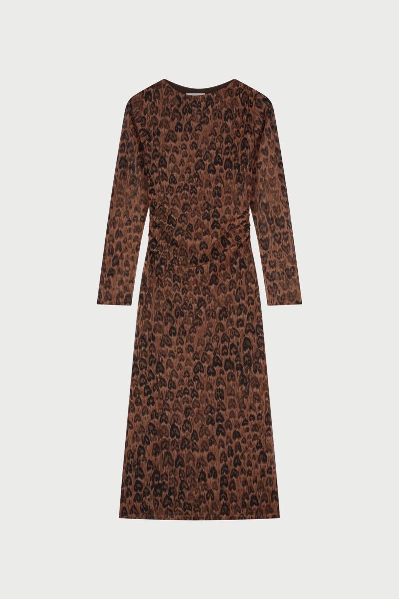 Fabienne Chapot Jurk Ashley Dress Bruin 2