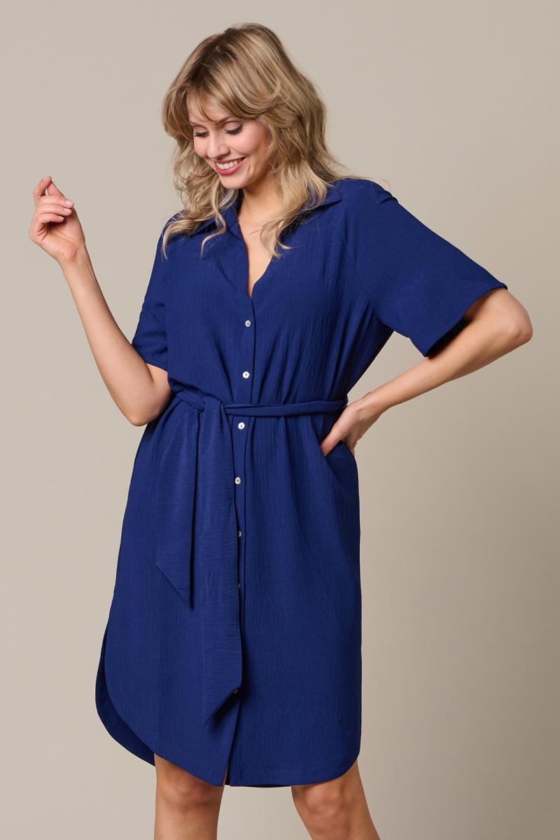 &Co Woman Jurk DR303 Blauw 5