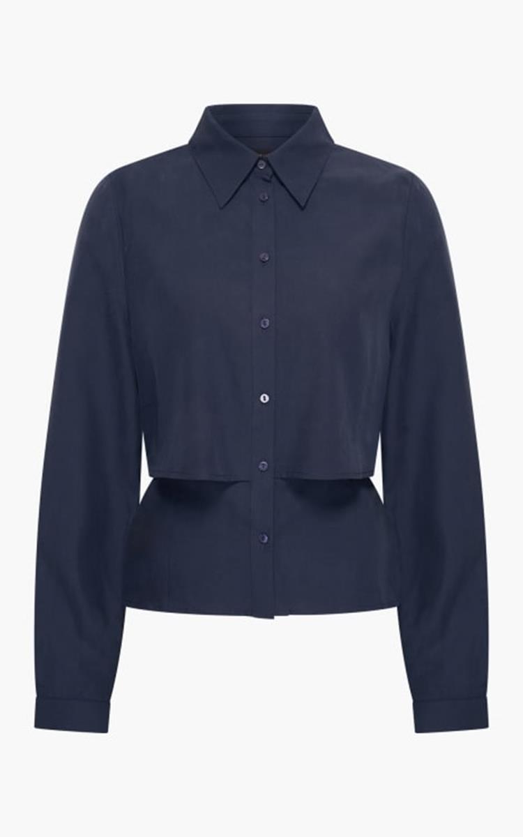 Aimée the Label Blouse Leah Blauw 2