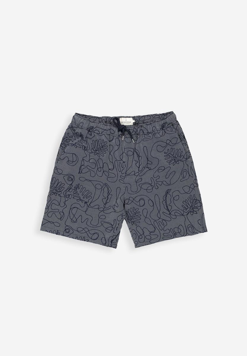 Butcher of Blue Korte Broek M2611055 Blauw 1