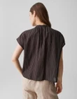 OPUS Blouse Friepe Bruin 3