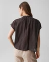 OPUS Blouse Friepe Bruin 3
