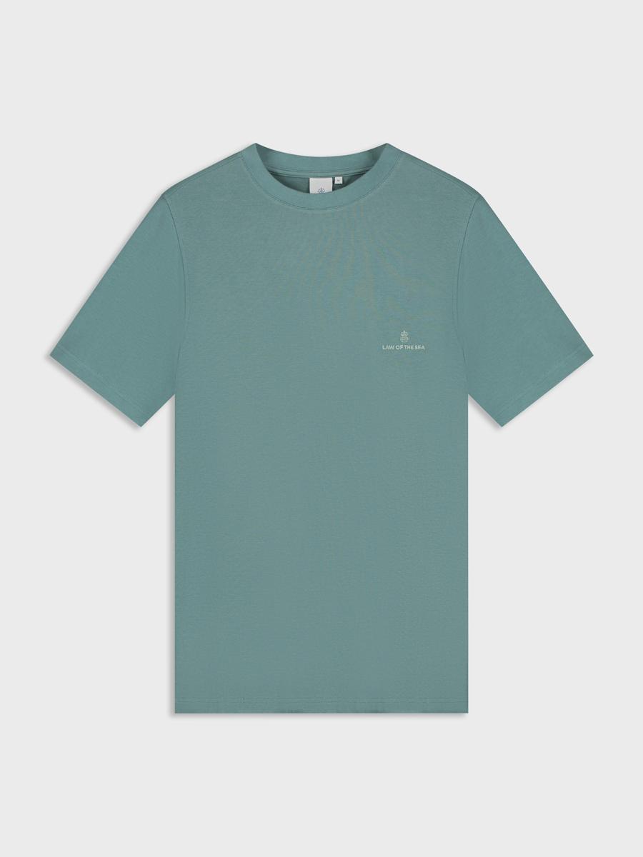 Law of the Sea T-Shirt Logo Blauw 2