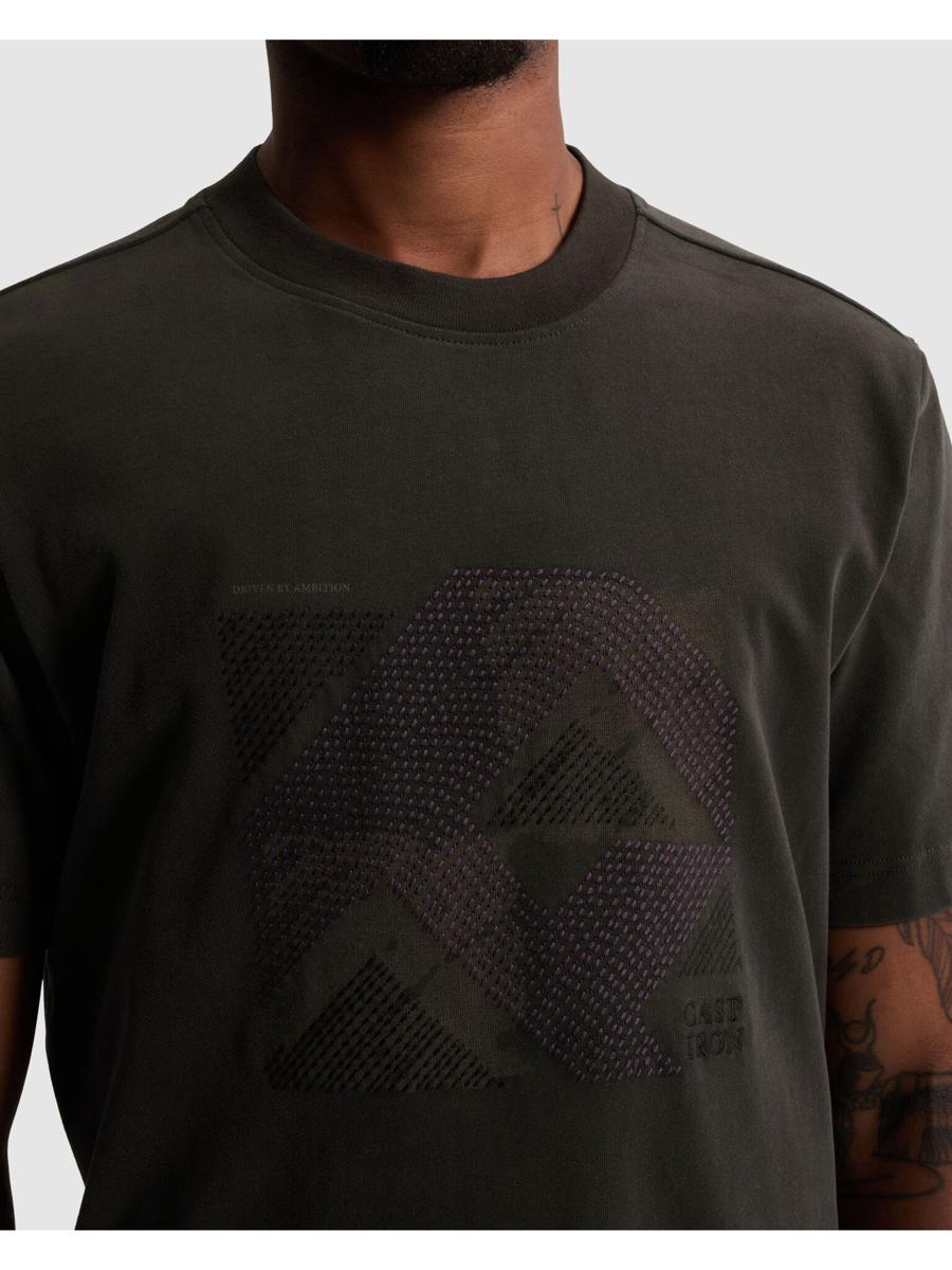 Cast Iron T-Shirt CTSS2609563 Oranje 3
