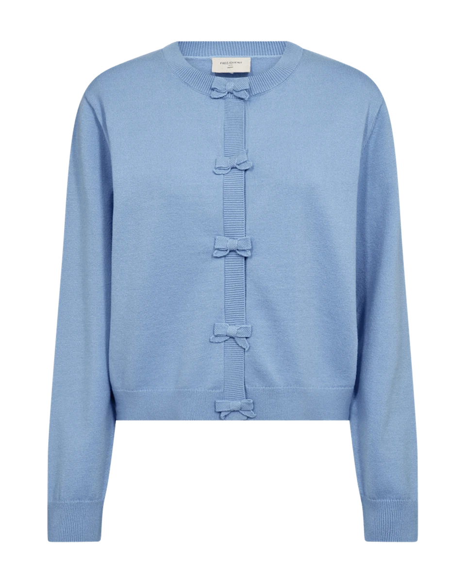 Freequent Vest Tessa Blauw 1