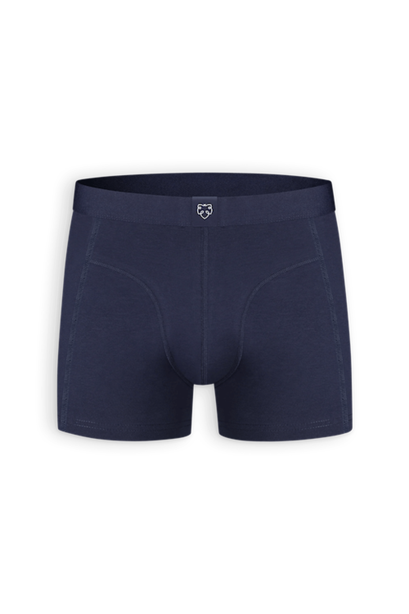 A-dam Boxershort Dark Navy Solid Blauw 1