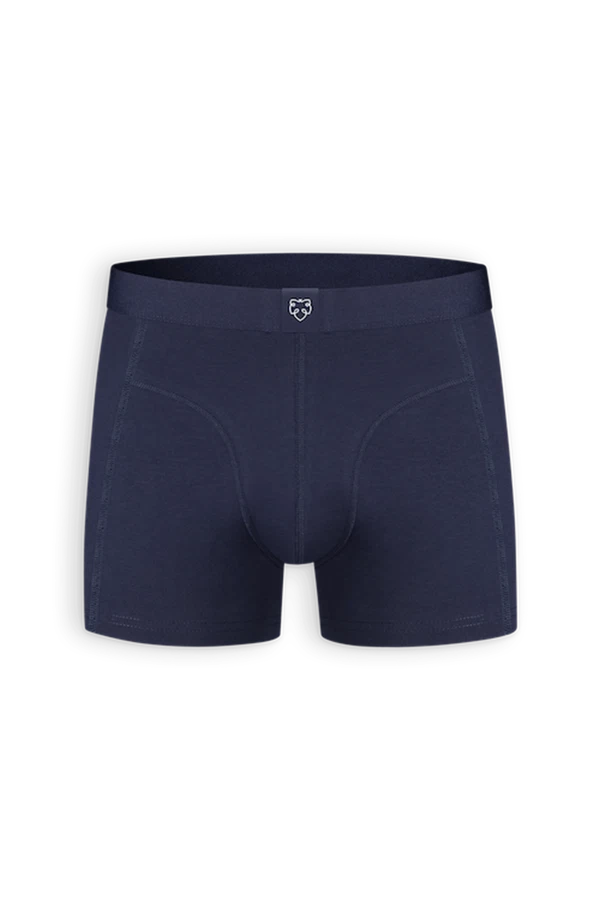A-dam Boxershort Dark Navy Solid Blauw 1