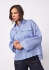Co'Couture Blouse Anica Blauw 1