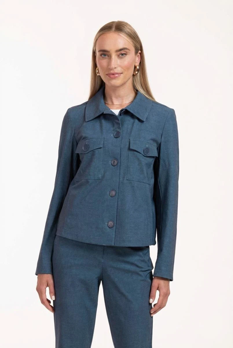 Studio Anneloes Blazer Claire Denim Blauw 1