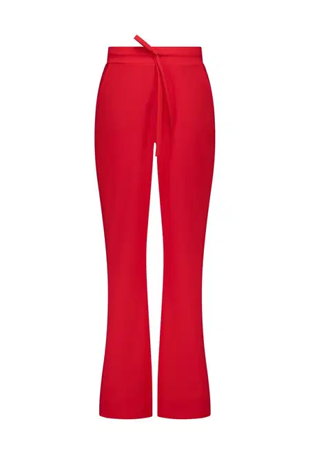 Studio Anneloes Pantalon Flair bnd drawstr Rood 1