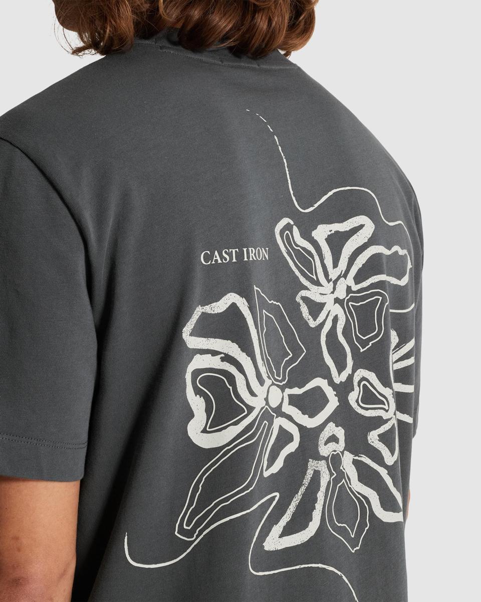 Cast Iron T-Shirt CTSS2605587 Grijs 6