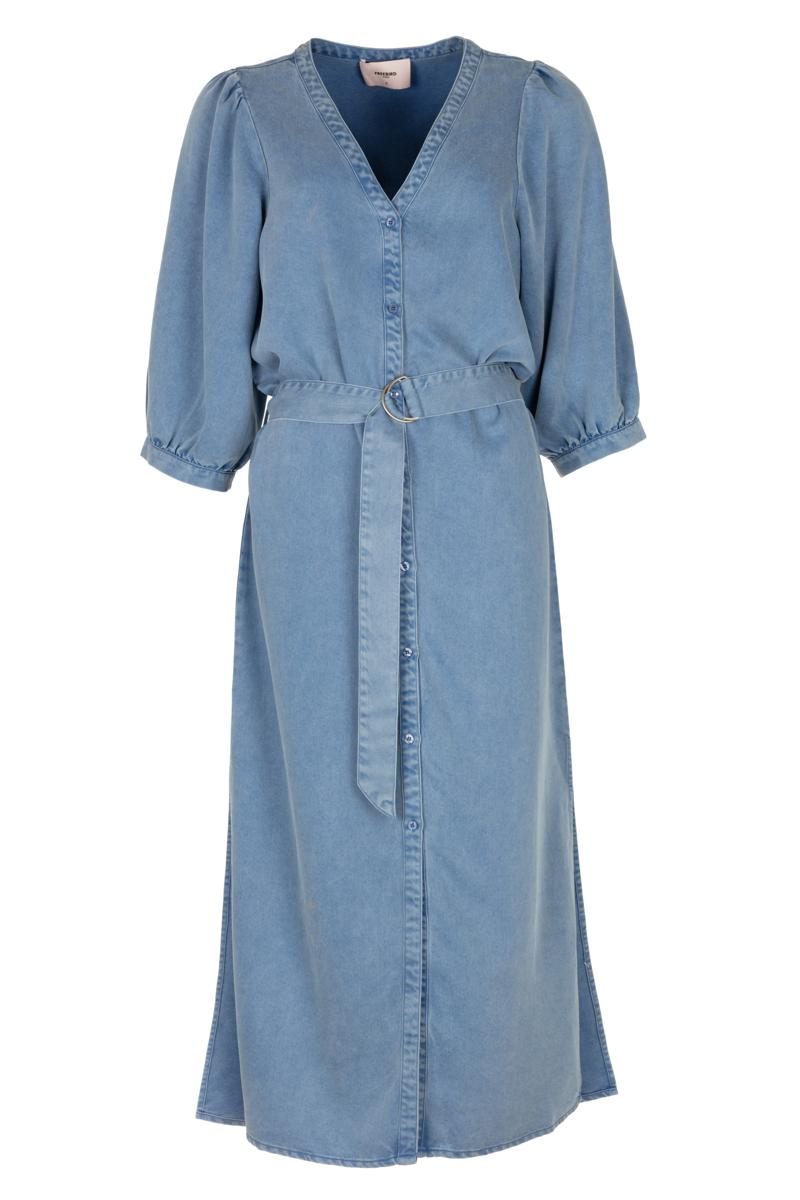 Freebird Jurk Dass Blauw 2
