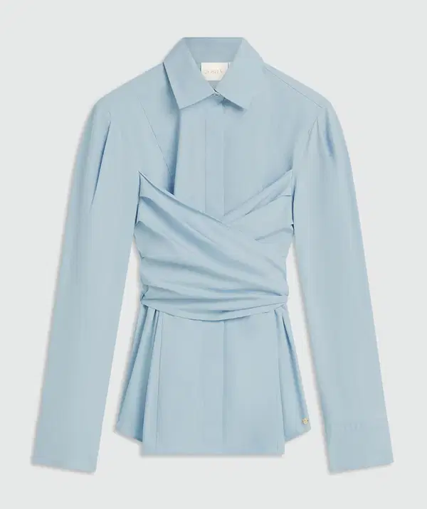 Josh V Blouse Luann Blauw 1