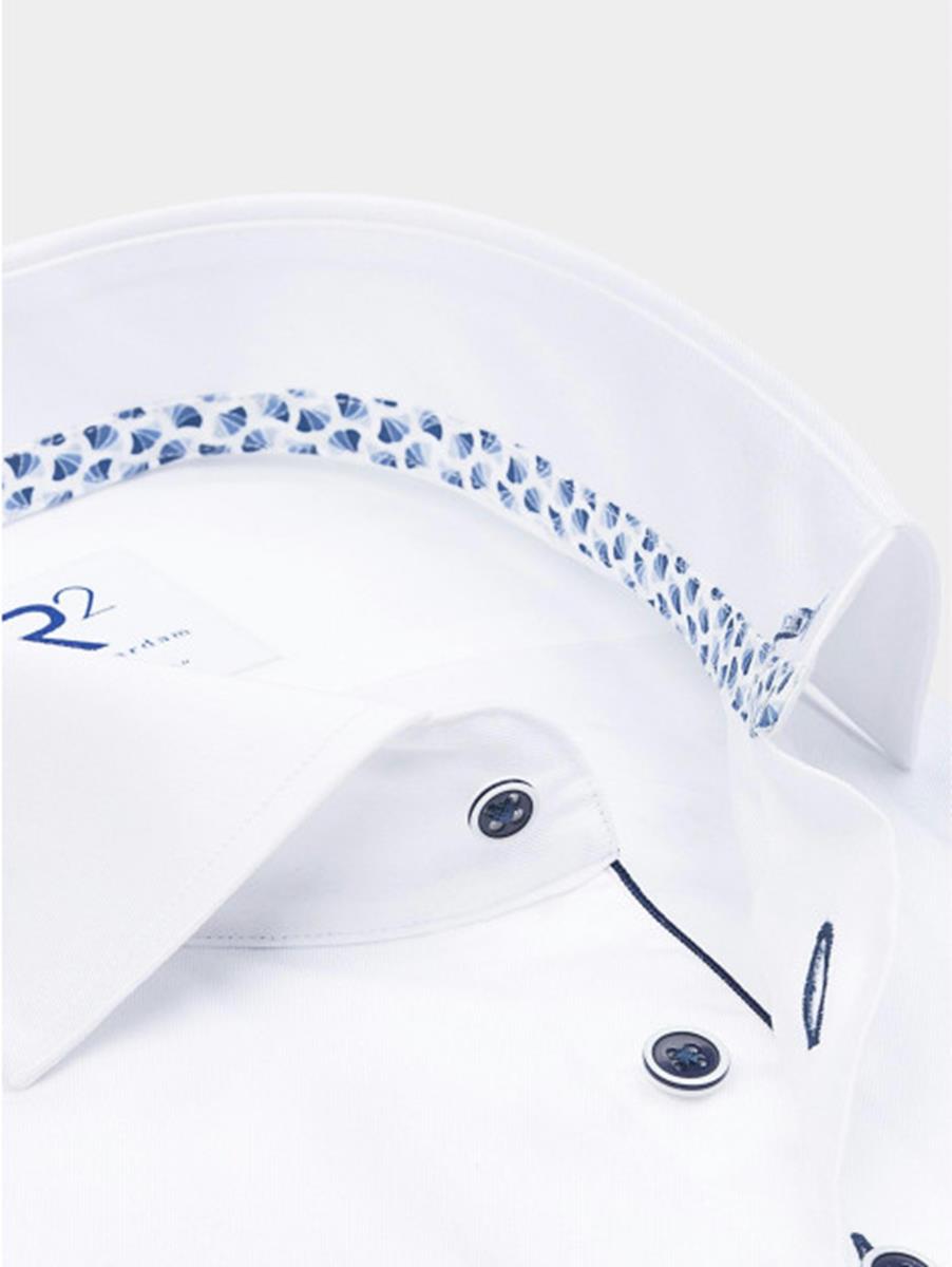 R2 Amsterdam R2 Overhemd NOS.TWILL.001/004 Wit 2