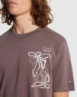 Cast Iron T-Shirt CTSS2605586 Paars 5