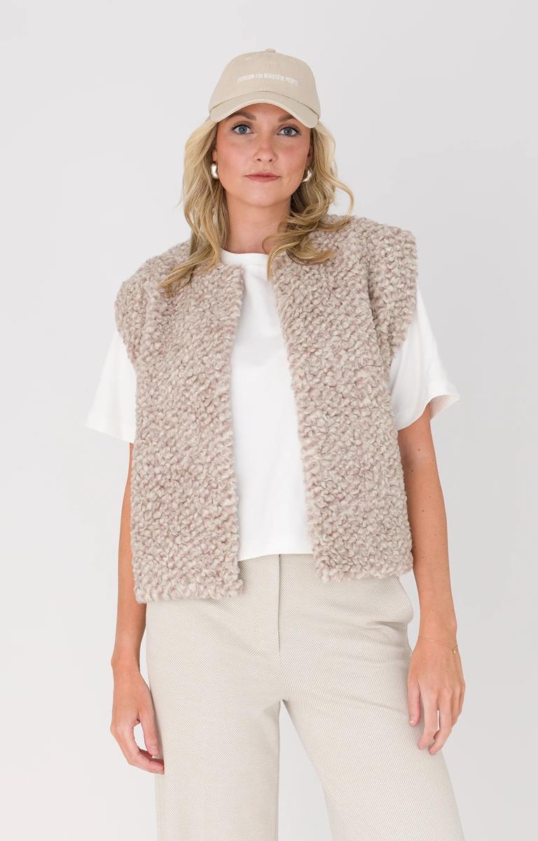 Anna Gilet 26a11-02276 Beige 1