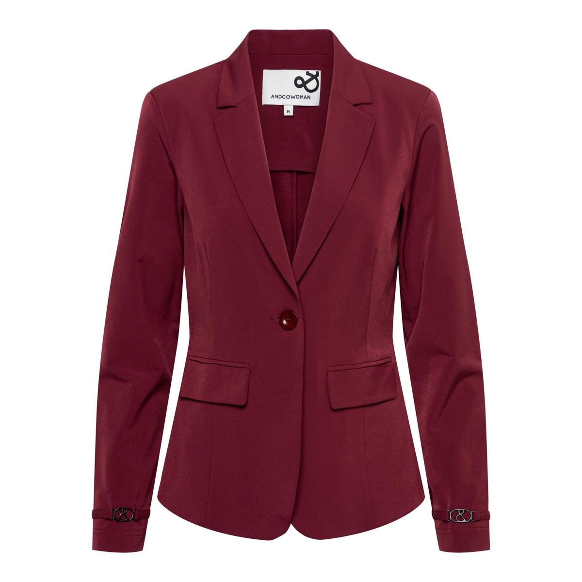 &Co Woman Blazer BZ173 Rood 2