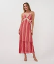 EsQualo Jurk HS26.28222 Rood 1
