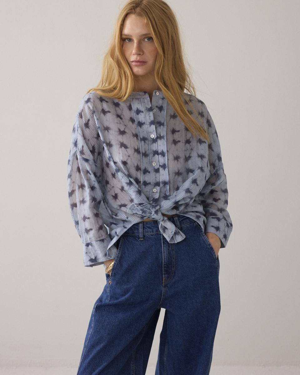 Summum Blouse 2s3463-12368 Blauw 1