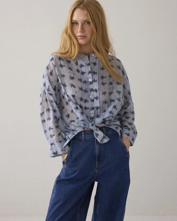Summum Blouse 2s3463-12368 Blauw 1