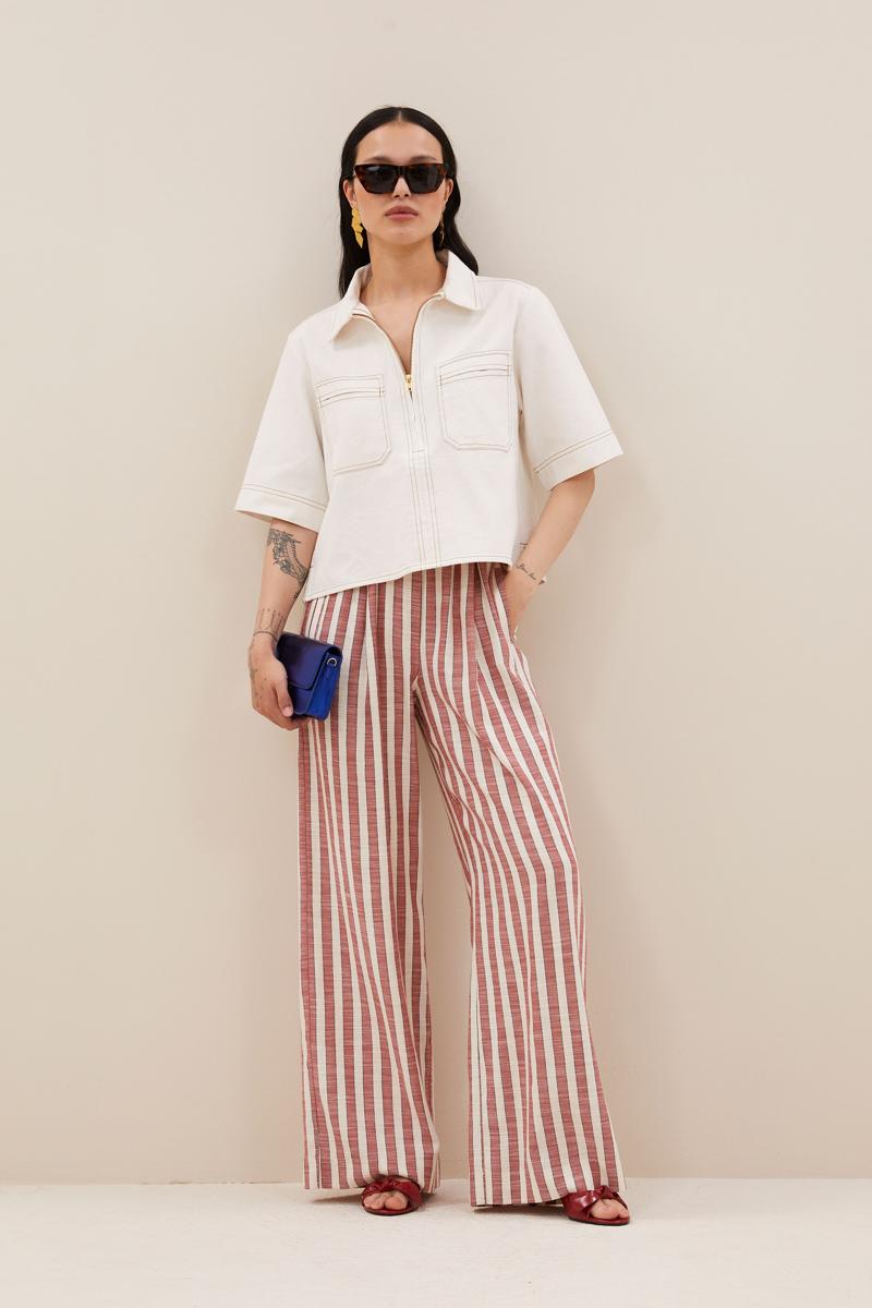 By-Bar Blouse Philipe Twill Top Off-White 6