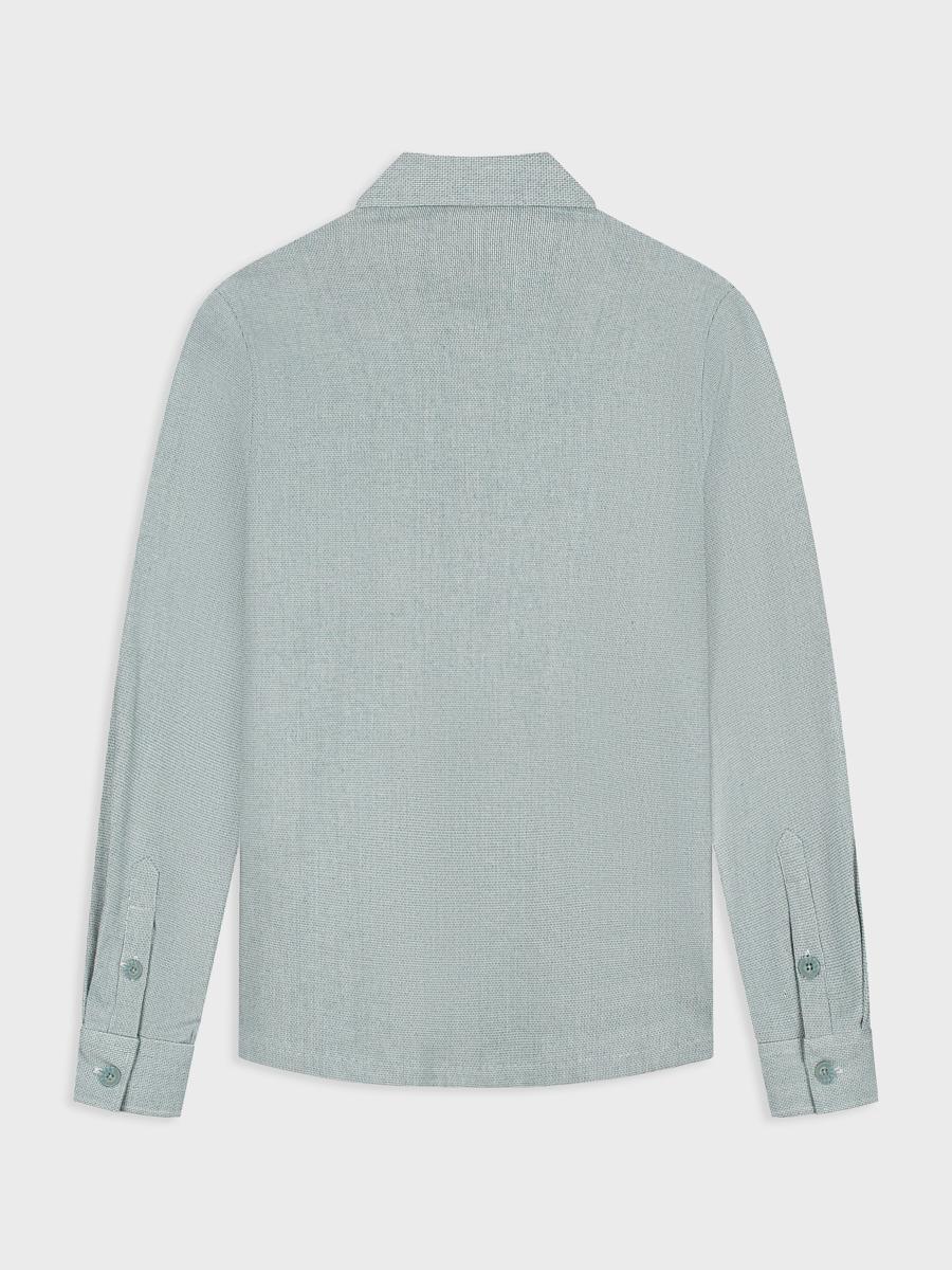 Law of the Sea Overshirt Ghout Blauw 4