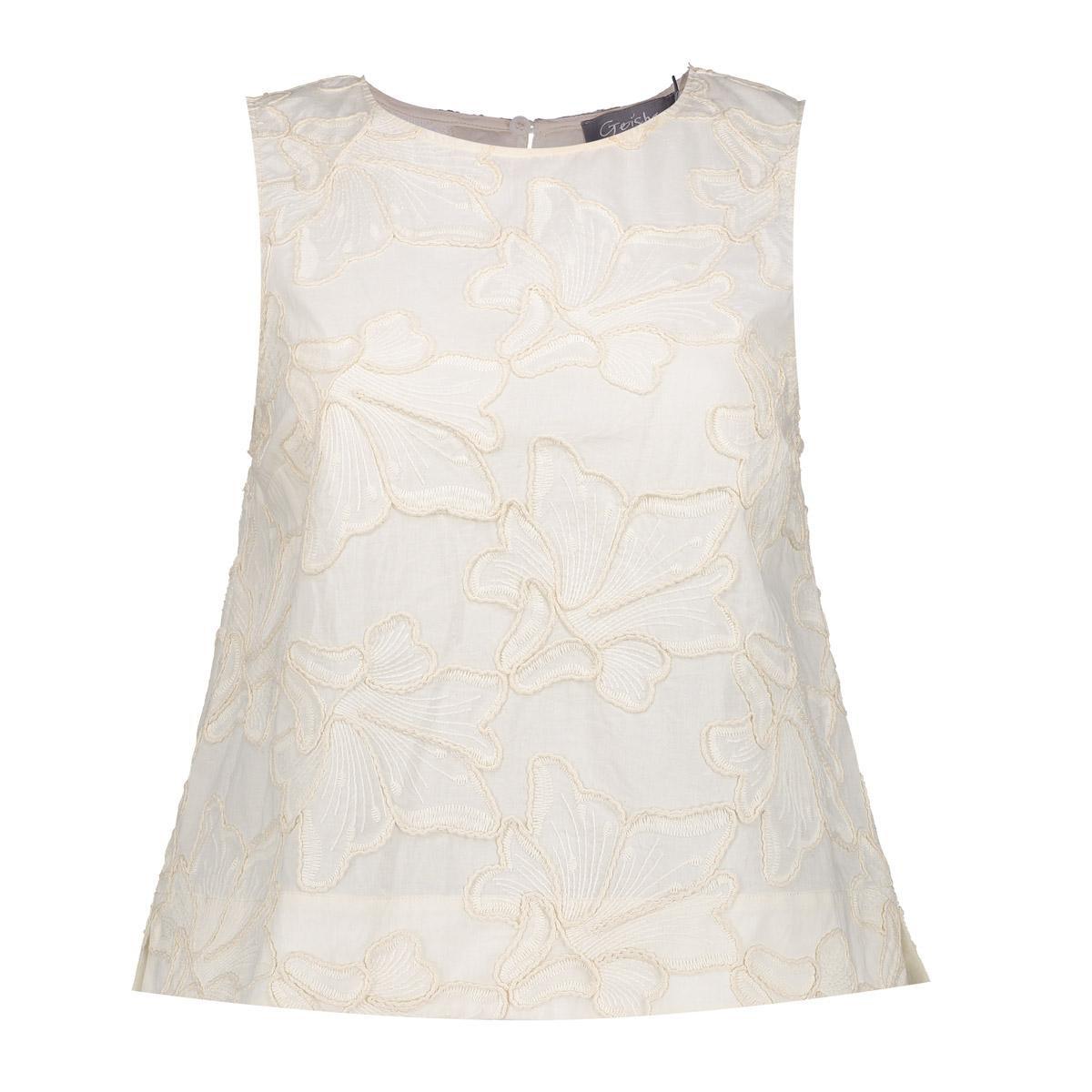 Geisha Top 63301-10 Off-White 1