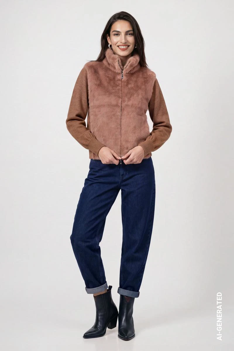 Monari Vest 810180 Bruin 2