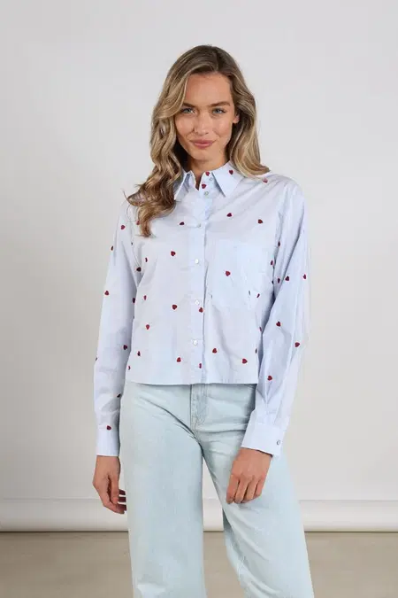 NUKUS Blouse NKS02102 Blauw 1