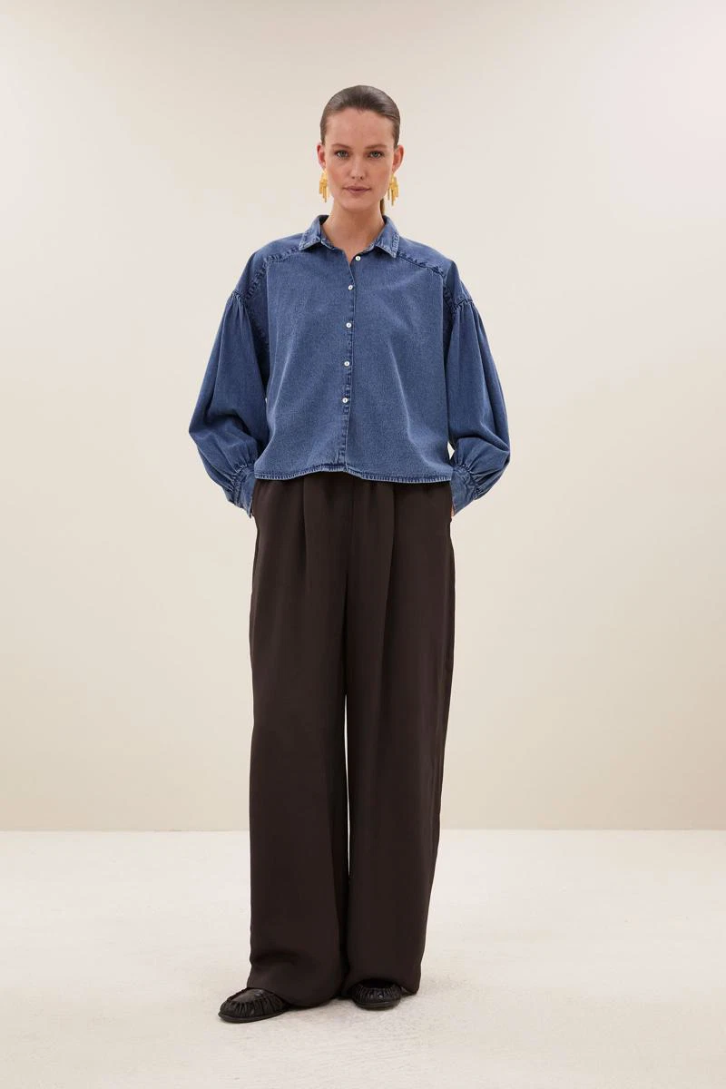 By-Bar Blouse 26412008 Blauw 1