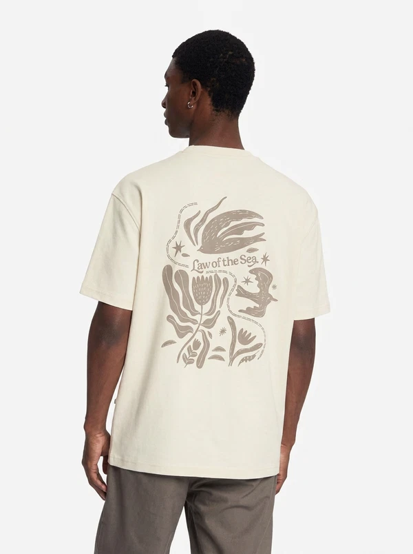 Law of the Sea T-Shirt Murmuration Off-White 1