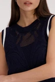 Monari Top 410891 Blauw 4