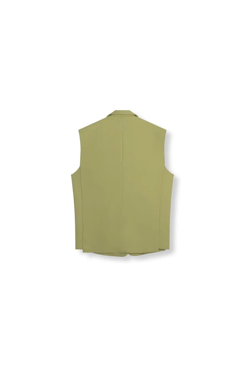 Refined Department Gilet Spencer Groen 3